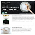 thumbnail image 2 of Terrasoul Superfoods Organic Refined (No Coconut Flavor or Scent) Coconut Oil, 2 Lbs - Glass Jar, 2 of 8