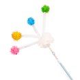 thumbnail image 2 of Cat Wand Toy Funny Colorful Shiny Cat Teaser Toy Kitten Fake Feather Toy for Pet, 2 of 10