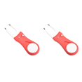 thumbnail image 2 of Greeniant Golf Pitch Groove Repair Fork Pitchfork Mango de plástico Cabeza de acero inoxidable Reutilizable Putting Marker Removal Red Type2 NO2 Greeniant CBP218355, 2 of 6