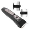 thumbnail image 4 of Cortapelos recargable para hombre, kit de corte de pelo para peluquero doméstico, enchufe estadounidense 100240V T9 (gris), 4 of 5