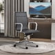 thumbnail image 3 of JWRWEFA Swivel Office Desk Chair, Mesh Adjustable Computer Chair with Metal Frame, Black, Ergonomic, Rolling, Home Office Chair, 3 of 11