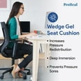 thumbnail image 2 of Proheal 3-1.5" Gel Infused Wedge Wheelchair Seat Cushion - 20"x16" - Back, Tailbone, Coccyx Support, 2 of 6
