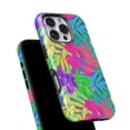 thumbnail image 6 of DesignSkinz Scratch-Resistant Hard Slim Case Compatible with iPhone SE Gen 2/3 (Compatible with MagSafe) - Tropical Fluorescent v1, 6 of 9