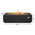 thumbnail image 7 of Afuera Living Contemporary Steel Propane Fire Pit in Gray, 7 of 7