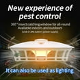 thumbnail image 6 of tumgatte Flea Trap Indoor with LED Light 4 Modes USB or Battery Powered Adhesive Sticky Pad for Fleas Moths Bedbugs Cockroaches Coverage 80-120㎡Home Safe, 6 of 9