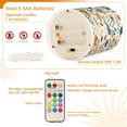 thumbnail image 5 of Yayeee Flameless Candles with Remote Flickering Battery Operated Multi Color Changing, Cute Animals, 5 of 7