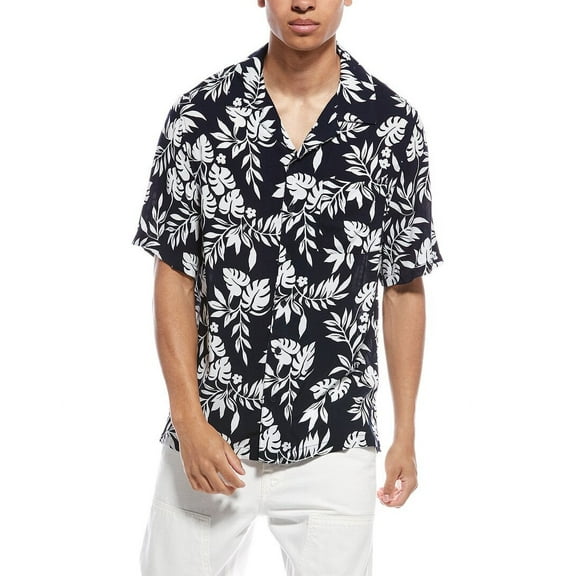 Onia mens Shirt, m, Black