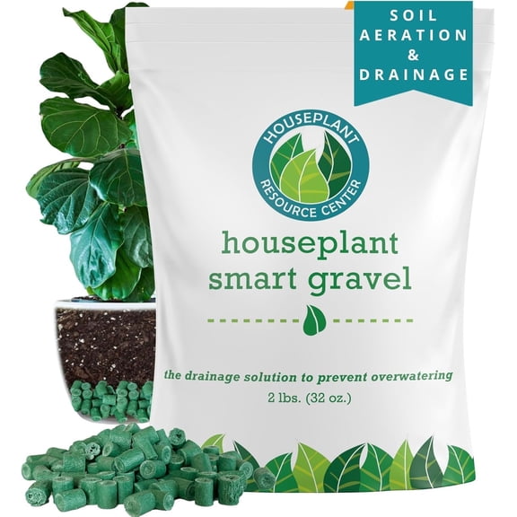 HOUSEPLANT RESOURCE CENTER Smart Gravel Drainage Rocks for Potted Plants - Enhance Drainage and Prevent Root Rot