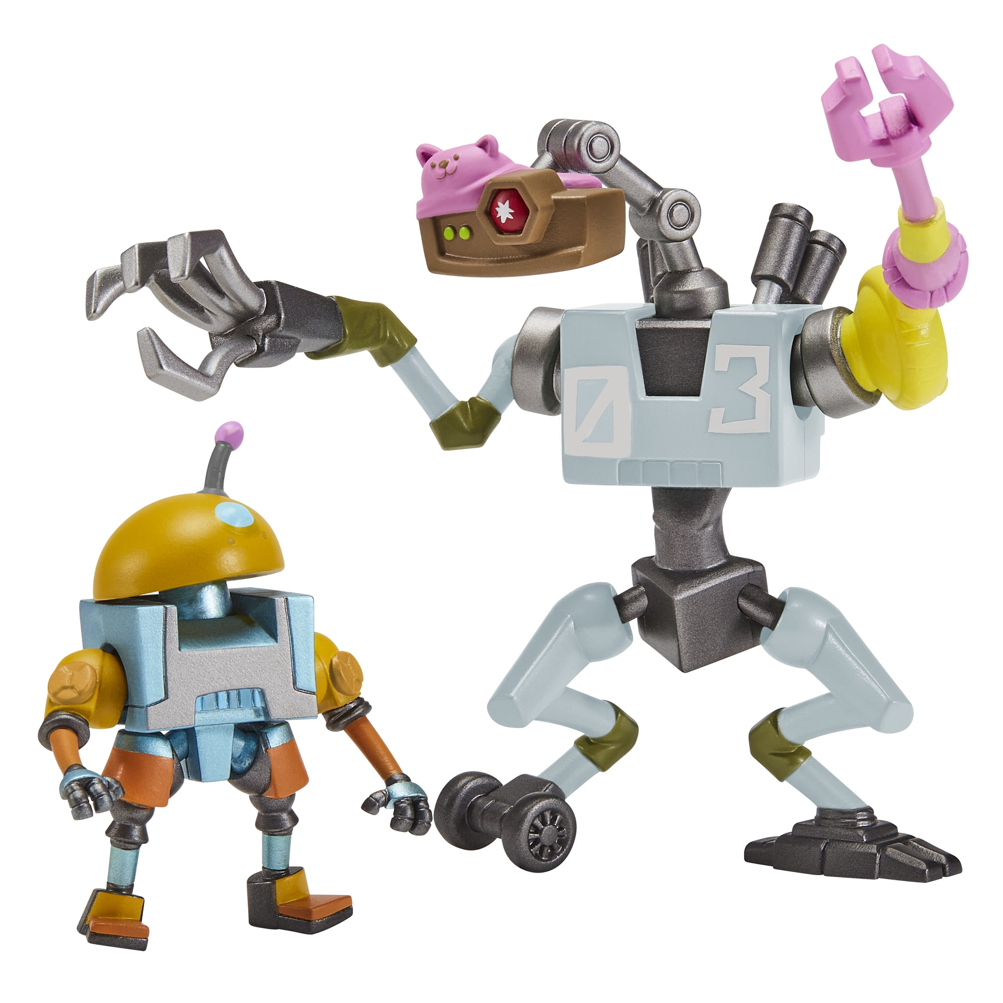 Tales of Teenage Mutant Ninja Turtles: Mutations Mix and Match 4.5” Mechazoid 03 and Mini Mech Basic Action Figure by Playmates Toys