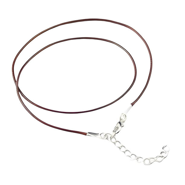 Sonducket Collar Gargantilla Cuerda de poliéster Cuerda de abalorios DIY Colgante Extensor Cadena Cadena Accesorios de joyería Ropa, zapatos y accesorios Miscelánea Café Sonducket AP014984-02