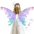 thumbnail image 1 of Mariposa móvil LED GOLDGE con forma de mariposa eléctrica Fairy Wings con luces, 1 of 7