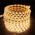 thumbnail image 1 of Tira de luces LED SMD 5050 AC 220V impermeable para exteriores cinta de luz LED Flexible de 220V con enchufe de alimentación de 1M/2M/3M/4M/5M/6M/10M/15M/20M/25M, 1 of 4