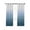 Blue, variant on Coastal Wave Blackout Curtains 39 Inches Length, Summer Ocean Nautical Beach Ombre Sky Blue Window Treatment Thermal Insulated Drapes for Bedroom Living Room 2 Panels 55x39 Inches