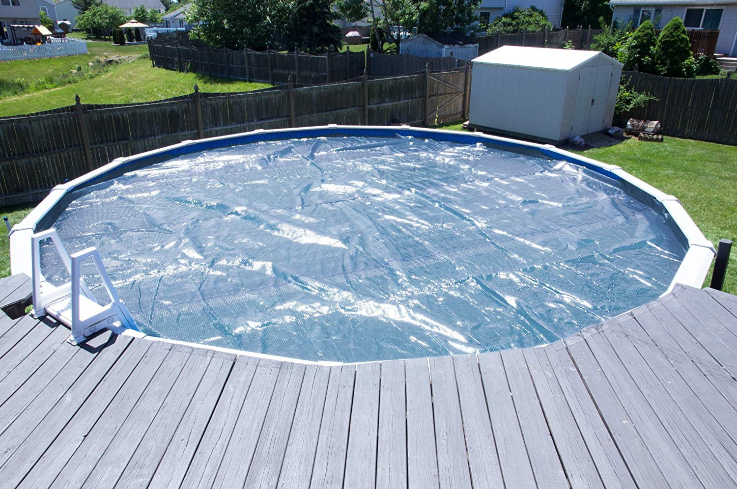 Sun2Solar 12' Round Clear Swimming Pool Solar Blanket Cover 1600 Series 