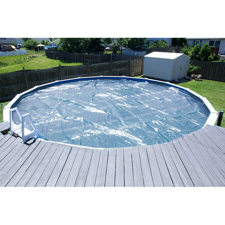 Sun2Solar 1600 Series Clear Solar Pool Cover, for In-Ground and  Above-Ground Pools, Round, 27