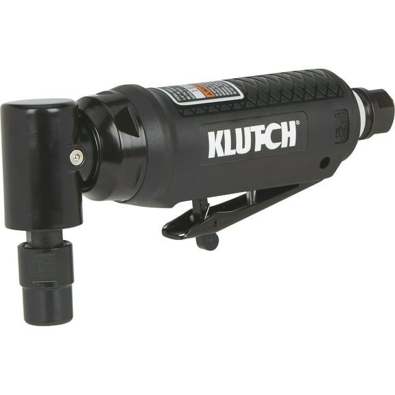 Klutch 1/4in. 90° Air Mini Die Grinder, 20,000 RPM, Angle Head, 4 CFM