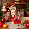 thumbnail image 4 of Adornos navideños, diademas navideñas para niños, accesorios para el cabello, pinzas para el cabello, regalos navideños, pinzas para el cabello con astas, diademas para disfraces de fiesta, tocados fe, 4 of 6