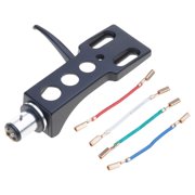 SDFGTstore Universal Phono Styluses Cartridges Rack Turntable Headshell for Record Player Phono Aluminum Headshell Attach Accessory
