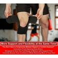 thumbnail image 2 of Hinged Knee Brace Support with Strap & Side Patella Stabilizers for Protection & Pain Relief for Arthritis, Meniscus Tear, ACL, MCL - Sports Compression Wrap for Running & Recovery - Men & Women (L), 2 of 4