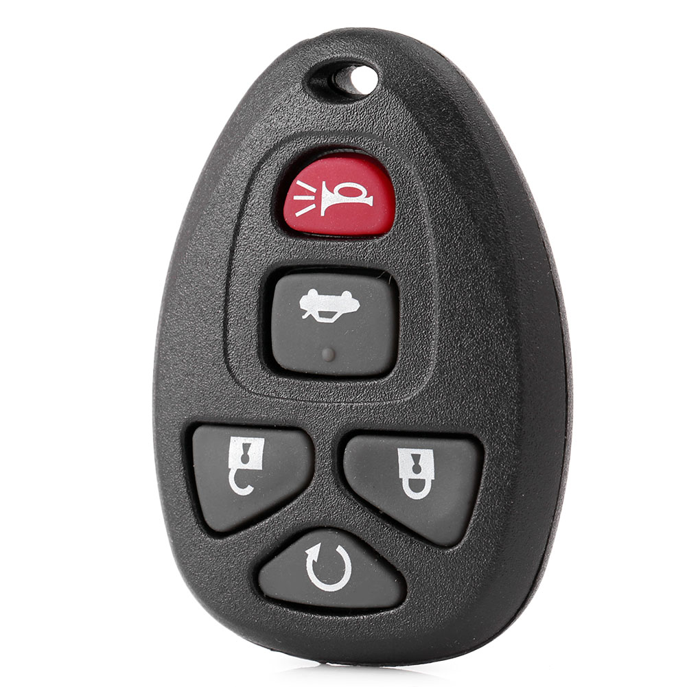 SINGLE New Keyless Entry 5 Button Remote Car Key Fob Fits Malibu Cobalt LaCrosse G5 G6 22733524 KOBGT04A ;by AUTO KEY MAX