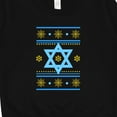 thumbnail image 3 of Inktastic Hanukkah Ugly Sweater Toddler Sweatshirt, 3 of 4