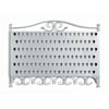 Mango Steam Wall Mounted Display Hanger Organizer for Jewelry & Earrings with Hooks - Silver