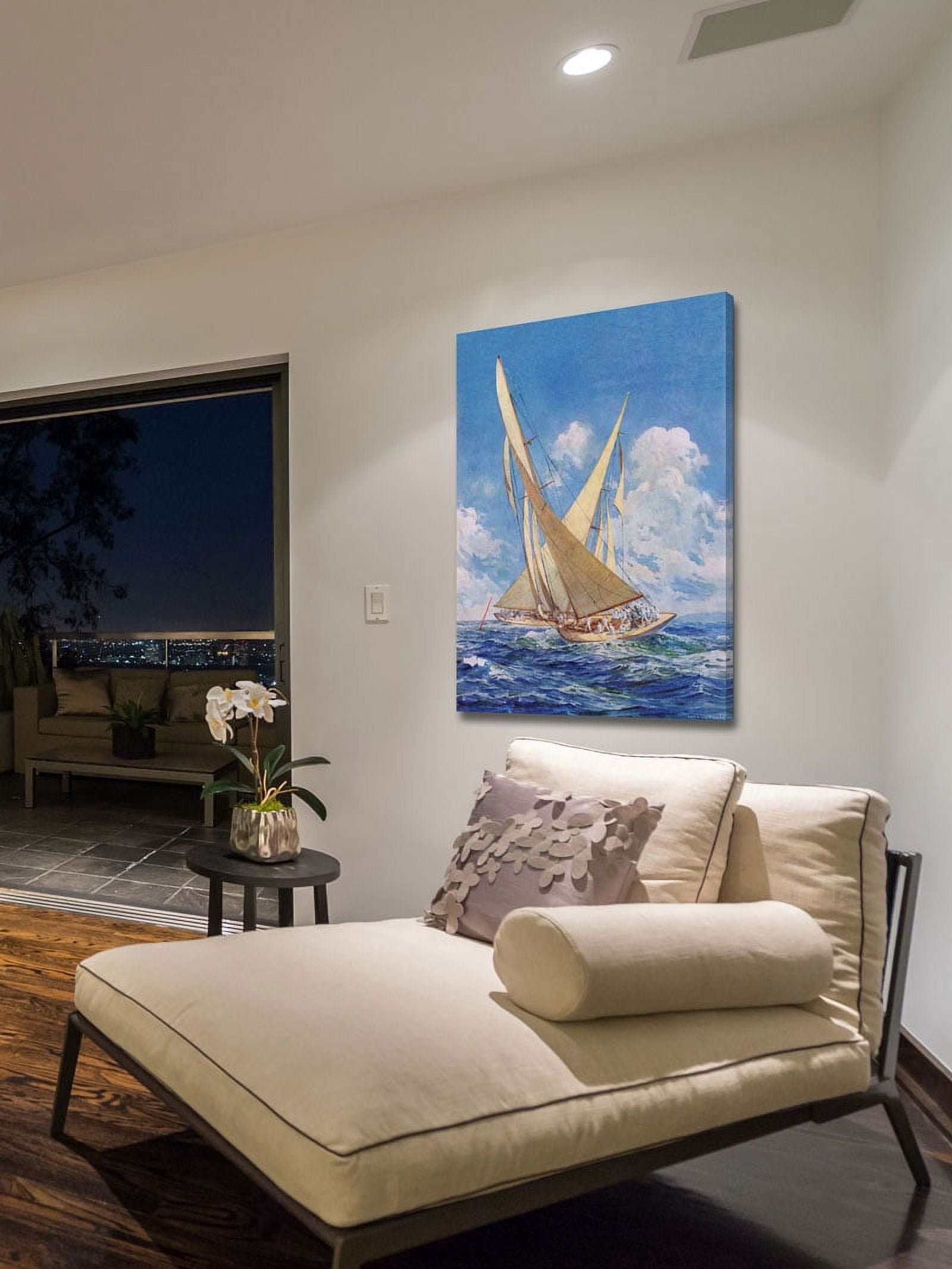 Marmont Hill "Sailboats" Painting Print on Canvas