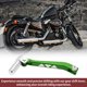 thumbnail image 5 of Palanca de cambio de motocicleta plegable para Kayo T4, aleación de aluminio, palanca de cambio verde con cabeza plateada, 5 of 6