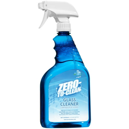 Zero-to-Clean Glass Cleaner 32 oz. Spray Bottle