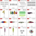 thumbnail image 4 of Fishing Lures Kit Set Gifts for Men, Tackle Including Crankbaits, Hooks, Tackle Box and More Fishing Gear Lures for Bass Trout,Fishing Accessories Kit for Saltwater & Freshwater Fishing(137 PCS), 4 of 9