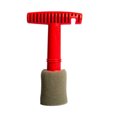 thumbnail image 4 of 1 Uds. Herramienta de limpieza de ruedas con cepillo para tuercas de tornillo de neumático integrado para lavado de coches con 3 esponjas adicionales, 4 of 5