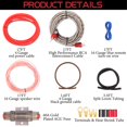 thumbnail image 3 of Kit de cableado para amplificador de audio Ruikarhop 4 AWG de 17 pies con fusible, 3 of 7