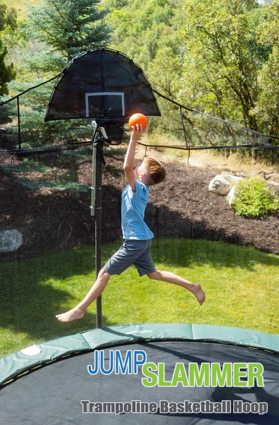 Trampoline Pro Jump Slammer Trampoline Basketball Hoop ppgbbe