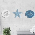 thumbnail image 3 of Decoración de madera, artesanía fina, ampliamente utilizada, exquisita concha marina, estrella de mar, colgante de pared para el hogar, 3 of 5