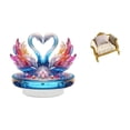 thumbnail image 1 of Escultura De Cisne Acrílico, Centro De Mesa Y Sofá De Madera En Miniatura Para Mesa, Estantería, Oficina, Casa De Muñecas, Decoración De Escenas De La Vida., 1 of 8