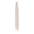 thumbnail image 2 of ITFABS Ladies Handmade Toupee Straight Hair Extension Knitted Dirty Braid Wig, 2 of 5