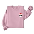 thumbnail image 4 of Enjoytime Womens Sweatshirts Cute Printed Crewneck Long Sleeve Pullover Tops Christmas Vacation Casual Sweatshirt Pink XL, 4 of 6