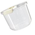 thumbnail image 3 of Rice Container Cereal Container, Kitchen Plastic Airtight Container 27.6lb Tight Sealing with Lid Measuring Cup Food Storage Container for Rice Dog Cat Pet, 3 of 8