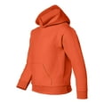 thumbnail image 2 of Heavy Blend Youth Hooded Sweatshirt, S, Orange, 2 of 3