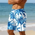 thumbnail image 4 of SOOMLON Quick Dry Swim Shorts Men Big and Tall Swim Trunks 9" Inseam Elastic Board Shorts with Pockets Summer Beach Shorts, 4 of 6