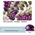 thumbnail image 2 of Grape Polyester Non-Slip Machine Washable Floor Carpet Chair Mat Floor Rug, 2 of 6
