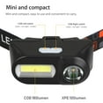 thumbnail image 2 of Headlamp Flashlight Ultra-Light Bright LED Rechargeable Headlight Waterproof Head Lamp  8 Modes for Outdoor Camping Cycling Running Fishing, 2 of 7