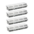 thumbnail image 2 of Cajas organizadoras de tornillos de 4 piezas, contenedores de hardware, organizador de contenedores de 4 compartimentos Gris, 2 of 8