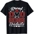 thumbnail image 2 of 100% Cotton Unisex Proud Dad of A 2026 Graduate Senior Class of 2026 Graduation T-Shirt, 2 of 5
