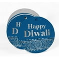 thumbnail image 2 of Inkdotpot 50 Pack Real Silver Foil Paper Tags Happy Diwali Favor Hang Tags, 2 of 7