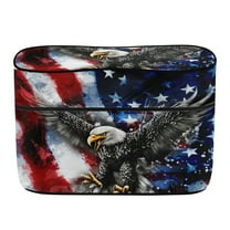 Yuyamidu Eagle Propane Tank Cover Double 20 lb Propane Tank Cover for RV Trailer, American Flag Cylinder Protective Covers for RV Trailer Camper