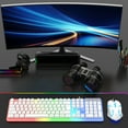 thumbnail image 6 of syligr Luminous Keyboard and Mouse Set Hovering Keyboard Mechanical Feeling Gaming Mouse and Keyboard Colourful RGB Lights Wired Keyboard Wired Mouse, 6 of 8