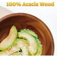 thumbnail image 3 of AIDEA Acacia Wooden Serving Bowls, 7 Inch Set of 4 for Salad, Soup, Noodle and More, 3 of 5