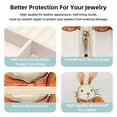 thumbnail image 3 of Easter Travel Portable Square Jewelry Stand, Earring Organizer, Ring Storage, Necklace Holder, Bracelet Stand - Suitable for Girls and Women, Travel Organizer Jewelry Boxes, 3 of 6