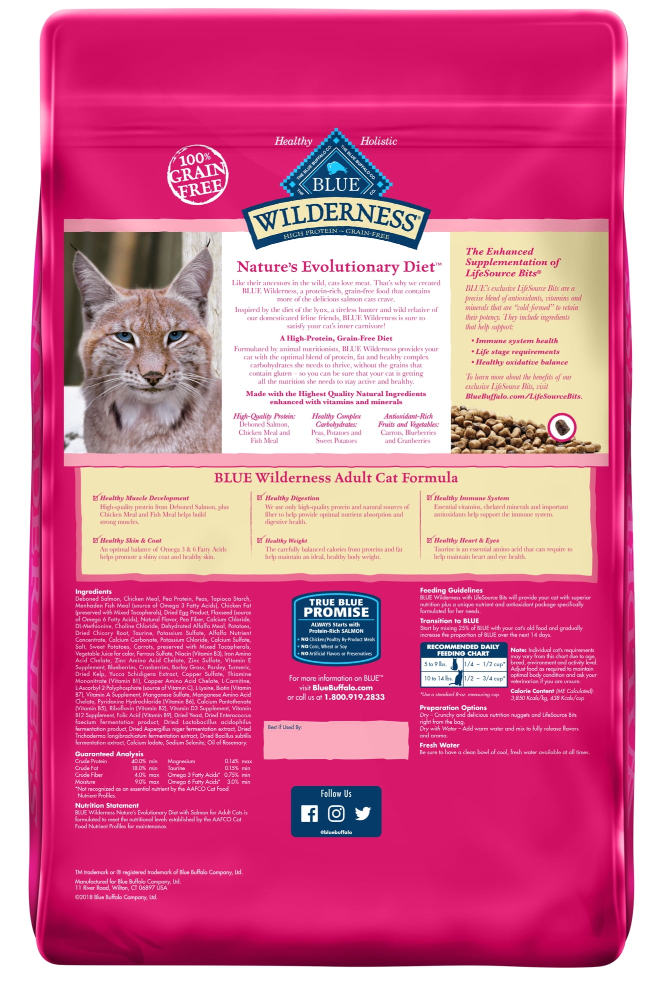 Blue Buffalo Cat Food Feeding Guide